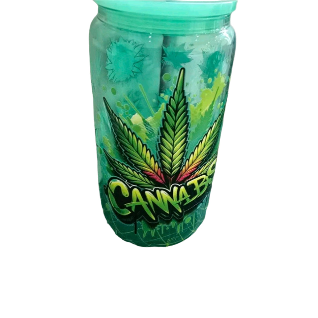 herb life 16oz glass tumbler