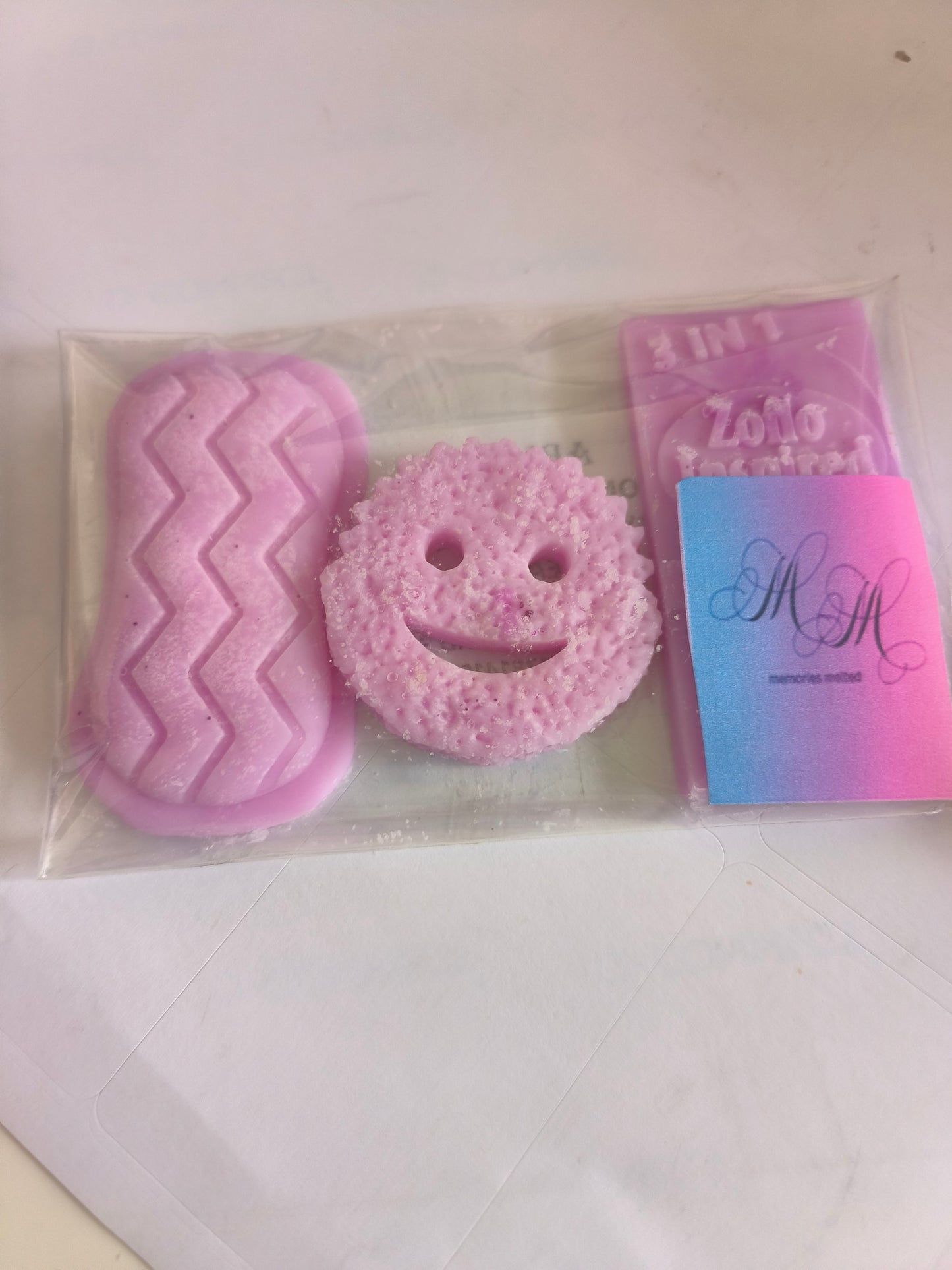 laundry inspired wax melt shapes