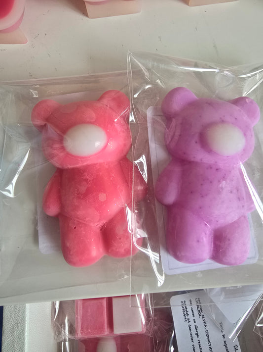 cute wax melt teddys