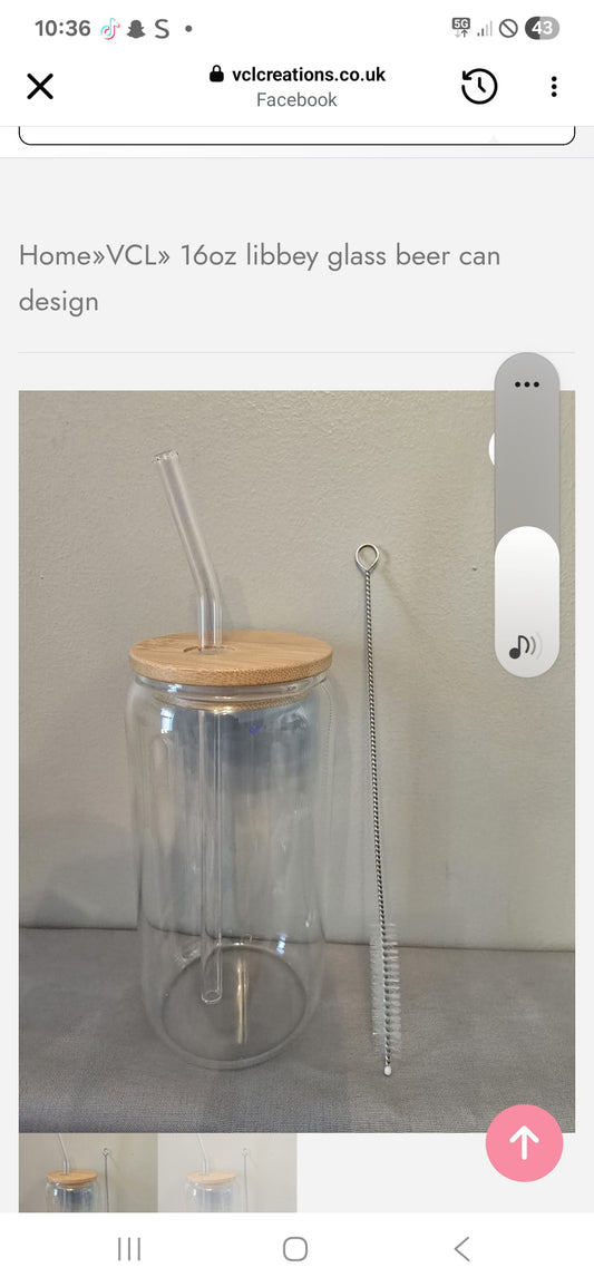 16oz  libby glass